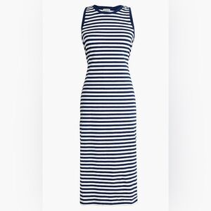 J. Crew Factory Tie-back knit midi dress